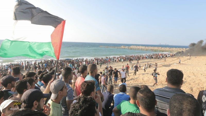 جماهير غفيرة تشارك في الحراك البحري الـ25 شمال غزة