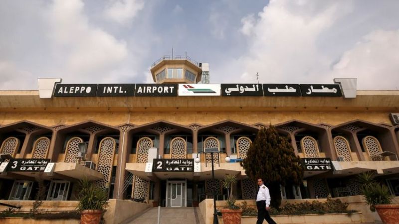 سوريا: عدوان صهيوني يستهدف مطار حلب الدولي