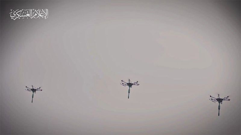 بالفيديو: كتائب القسام تعرض مشاهد للحوامات التي استخدمتها في استهداف الآليات الصهيونية خلال معركة "طوفان الأقصى"
