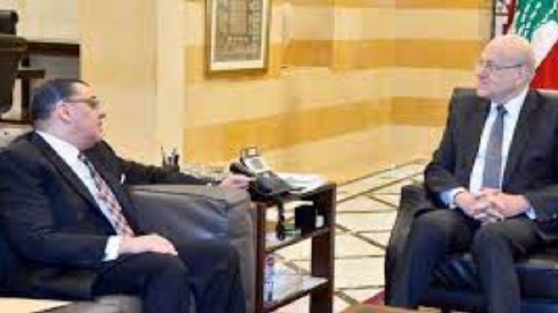 لبنان| ميقاتي اطلع من سفير مصر على أجواء "قمة القاهرة للسلام"