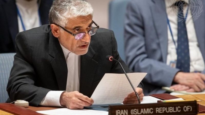 مندوب إيران الدائم بالأمم المتحدة: لم نشارك في أي هجمات أو إجراءات ضد القوات الأمريكية في سوريا أو العراق