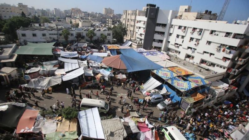 وزارة الصحة في غزة: العدو قصف مبنى الجراحة داخل مجمع الشفاء الطبي