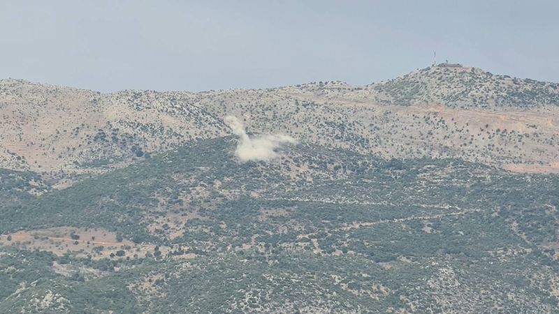 "المنار": ‏قصف صهيوني متقطع على منطقة "رباع التبن" في مرتفعات حلتا وكفرشوبا وعلى أطراف بلدة ⁧ يارون⁩