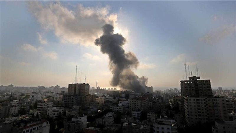  فلسطين المحتلة: الطائرات الحربية الصهيونية تدمر برجي إرسال لشركة جوال في خان يونس
