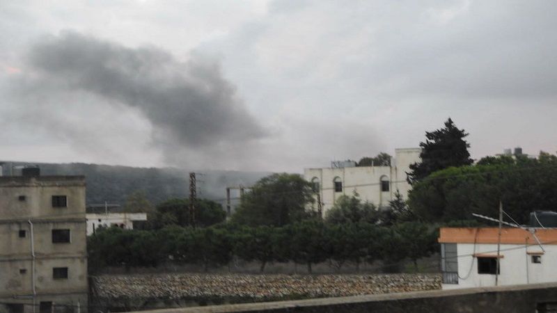 "المنار": غارة جوية للطيران الحربي الصهيوني المعادي على أحراج بلدة عيتا الشعب