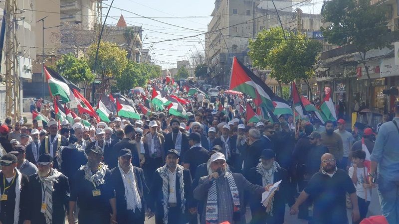 مسيرة جماهيرية في صيدا إحياءً ليوم القدس العالمي