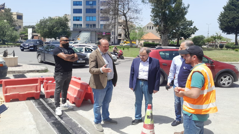 المدير العام لمياه لبنان الجنوبي يتفقّد مشاريع المؤسسة في صيدا