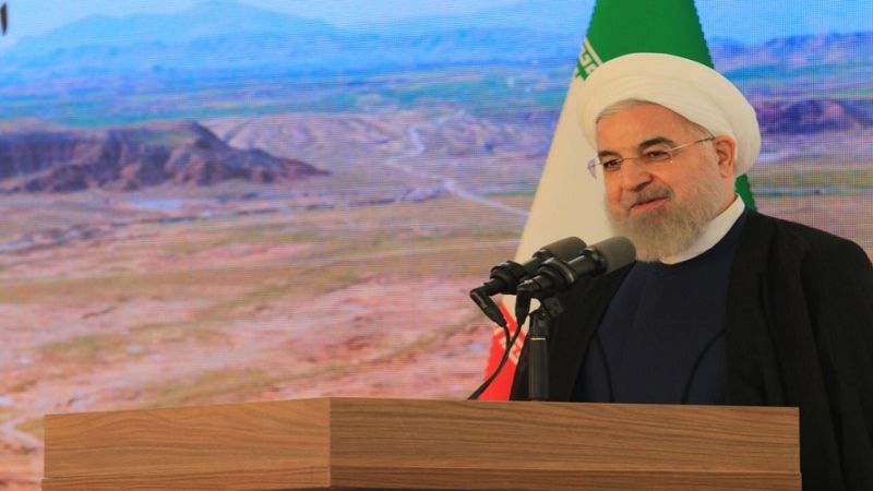 الرئيس روحاني: ترامب تراجع عن الحرب بعد رؤية وحدة الشعب الإيراني