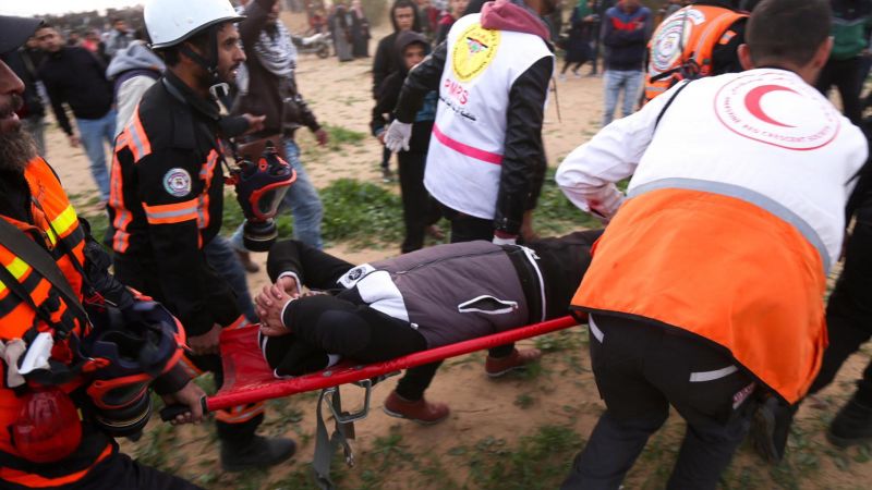 إصابات بقمع الاحتلال للمتظاهرين بالجمعة الـ37 شرق القطاع