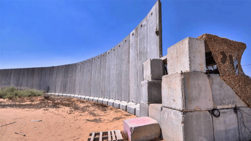 الاحتلال يقرر بناء جدارٍ من الباطون على حدود غزة‎