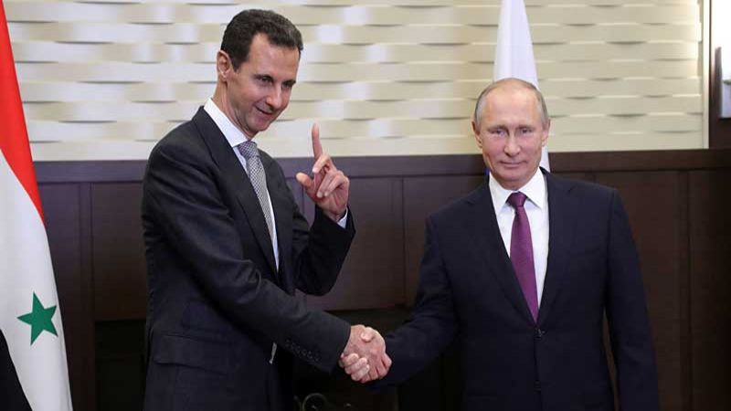 الرئيس الروسي يهنئ نظيره السوري ويؤكد عزم بلاده مواصلة دعم سوريا