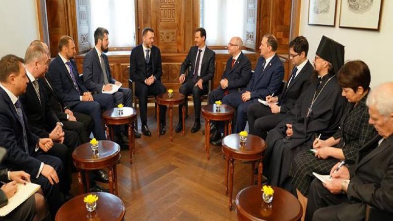 الرئيس الأسد يحذر من محاولات تقسيم كنيسة أنطاكية في سوريا ولبنان