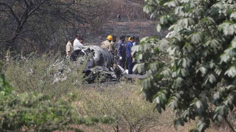 مصرع طيارين هنديين إثر تحطم طائرة في #الهند