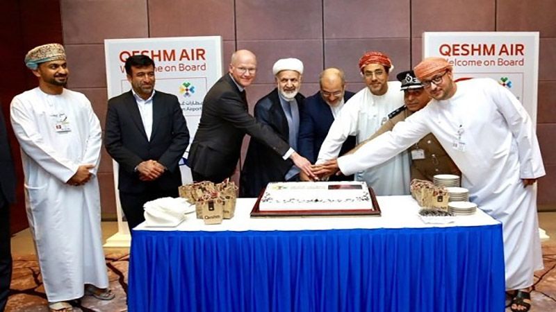 خط طيران جديد مباشر بين جزيرة "قشم" الإيرانية وسلطنة عمان
