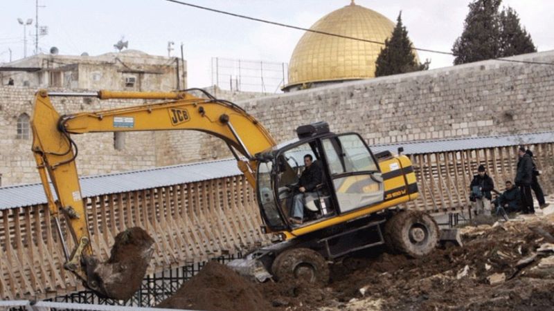 فلسطين .. انهيار أرضي وتشققات جديدة بملعب سلوان بسبب حفريات الاحتلال