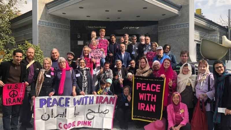 وفد السلام الأميركي من طهران: نشعر بالخجل من الحظر ضد ايران