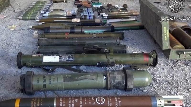 العثور على أسلحة أمريكية وإسرائيلية من مخلفات الإرهابيين في ريف دمشق