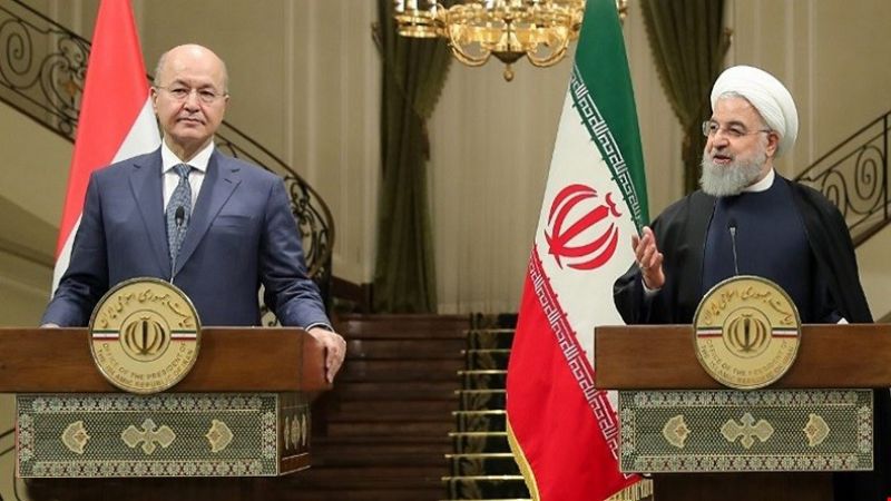 الرئيس العراقي يشيد بالدعم الإيراني لبلاده في حربها على الإرهاب