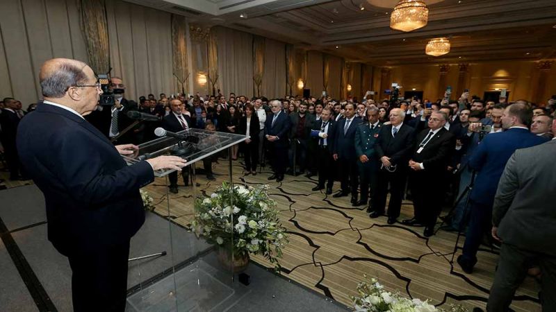 اليوم الأول لزيارة الرئيس عون لروسيا: لقاءات مع رجال اعمال وعشاء مع الجالية اللبنانية