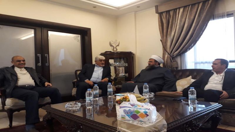 الشيخ العيلاني التقى مسؤول جبهة التحرير الفلسطينية في لبنان