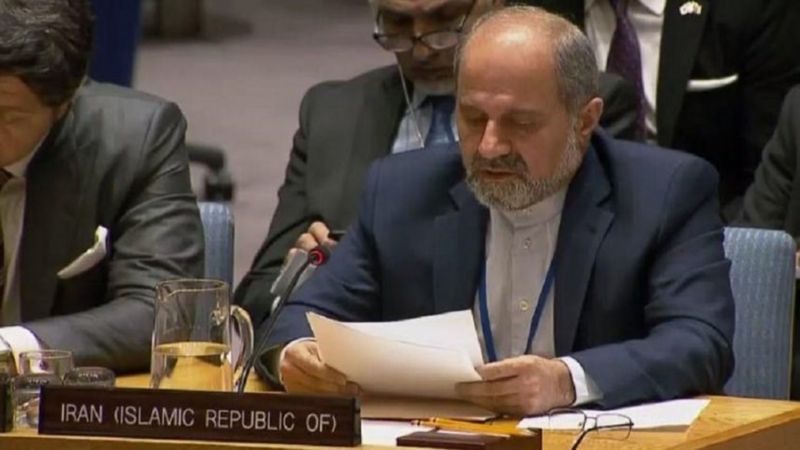 مندوب إيران لدى الأمم المتحدة: لا يمكن شراء مبادئ الشعوب من خلال "صفقة القرن"