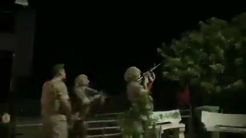 بالفيديو: العديسة تشهد تصدي الجيش لطائرات العدو .. وشعب يحتفل