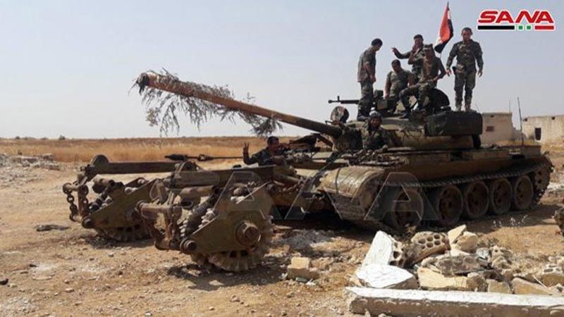 الجيش السوري يستعيد بلدة التمانعة وعددا من القرى في ريف إدلب