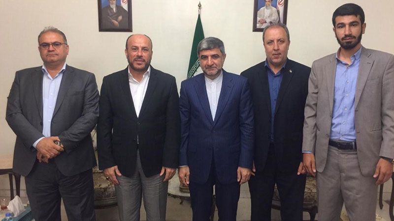 "حماس" تبحث مع السفير الإيراني الوضع الفلسطيني