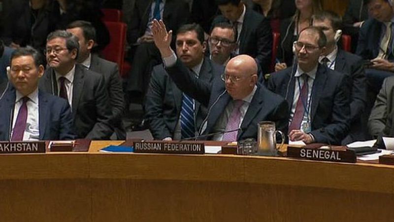 فيتو مزدوج روسي صيني ضد مشروع قرار أممي لحماية الإرهابيين في إدلب
