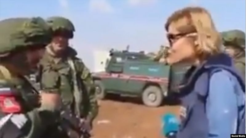 صحفية سورية لجندي تركي محتلّ: هذه أرضنا