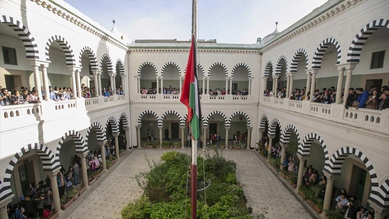 مدارس تونس تتضامن مع الشعب الفلسطيني بوجه انتهاكات الصهاينة