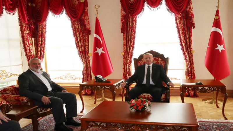 اسماعيل هنية يلتقي أردوغان في اسطنبول