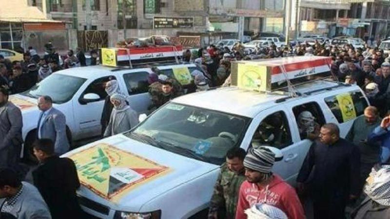 العراق: تشييع شهداء كتائب "حزب الله"