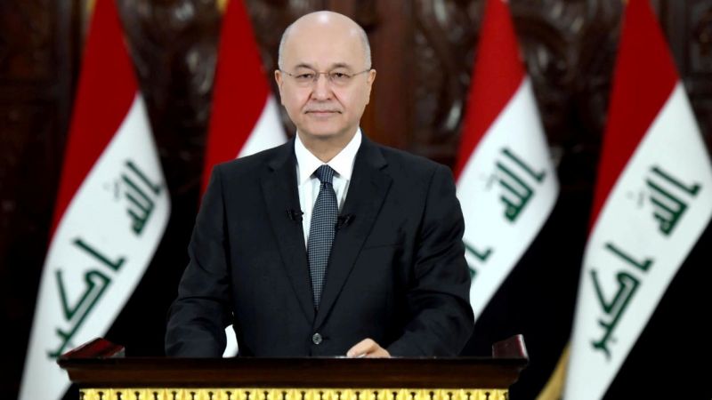  برهم صالح: الدعوة لسحب القوات الأجنبية هي رد فعل على ما يعتبره الكثير من العراقيين عدم احترام لسيادتنا