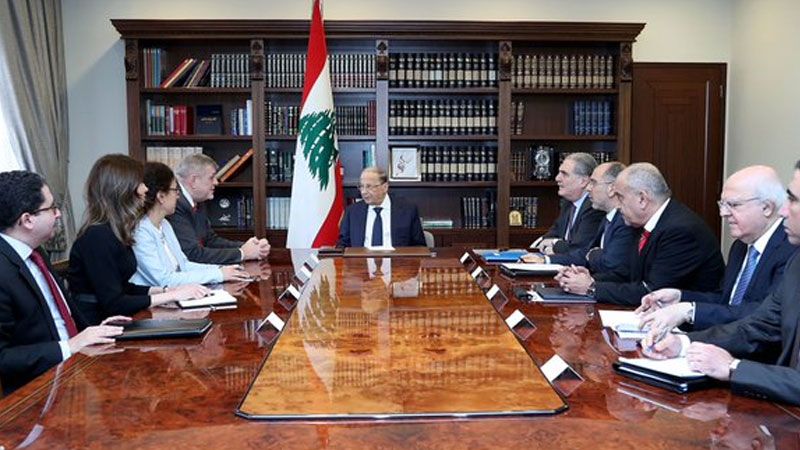 الرئيس عون استقبل المنسق الخاص للامم المتحدة في لبنان
