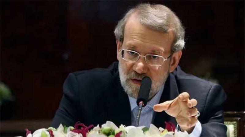 لاريجاني يدعو المجتمع الدولي الى التدخل لإنهاء العقوبات ضد ايران بسبب كورونا