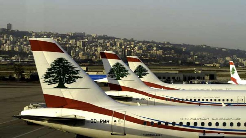 وصول الطائرة الفرنسية التي تقل مغتربين لبنانيين إلى مطار بيروت الان