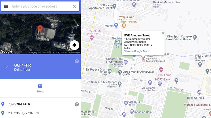 "غوغل" تطلق ميزة مشاركة الموقع عبر خدمة الخرائط دون عنوان