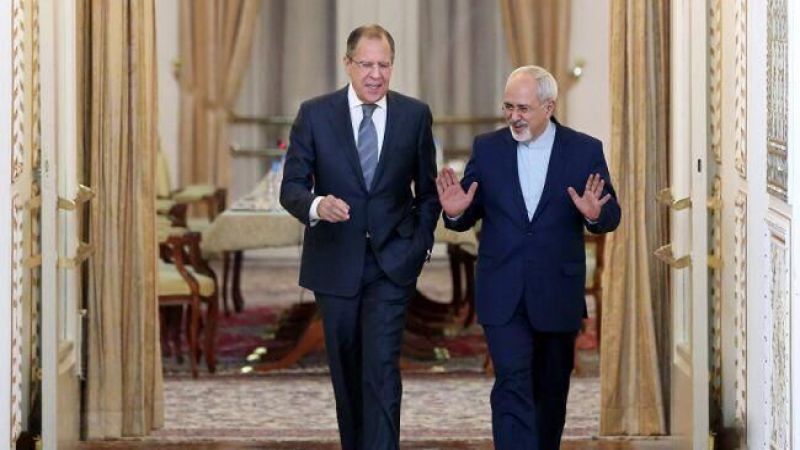 لافروف يلتقي ظريف: متفقون مع إيران على ضرورة بذل كل الجهود للحفاظ على الاتفاق النووي