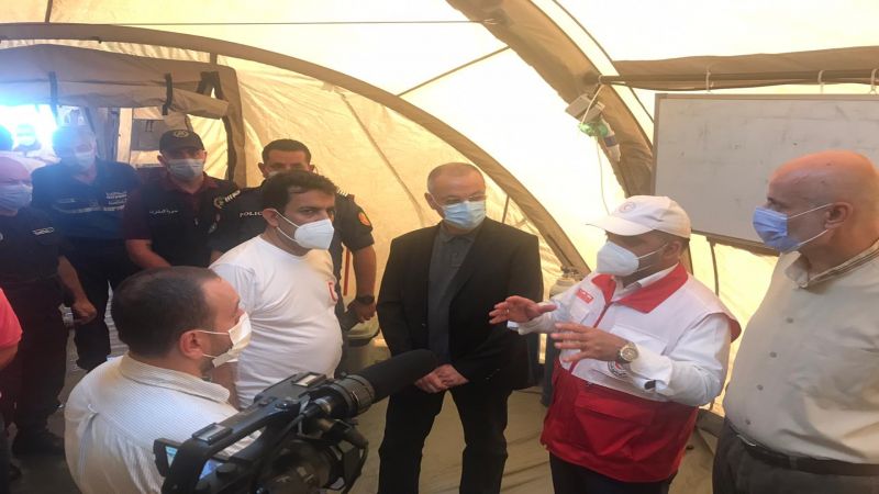 فعاليات بلدية تزور المشفى الميداني الإيراني لإغاثة المنكوبين في الحدت