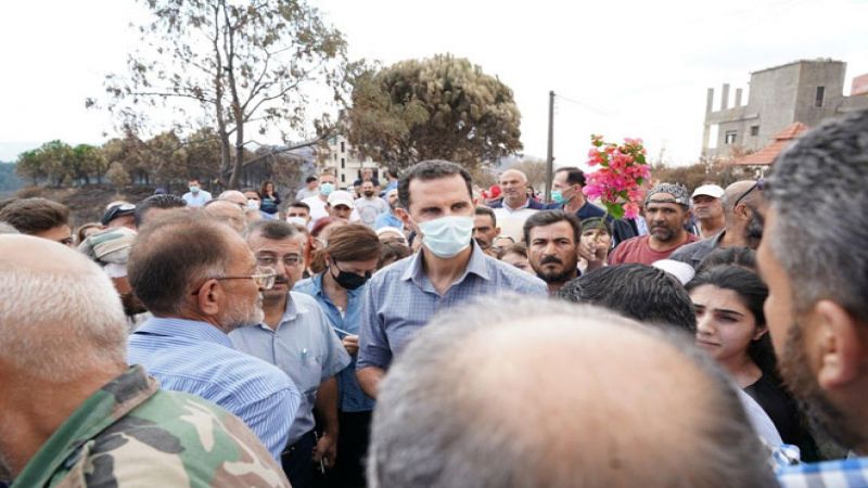بعد اللاذقية.. الرئيس السوري في طرطوس 