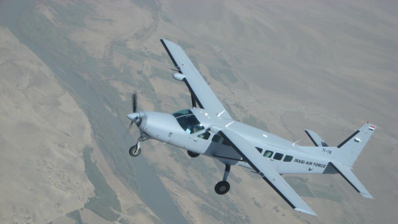 العراق: شهيدان بسقوط طائرة تدريبية جراء خلل فني