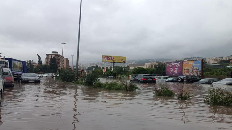لبنان: ارتفاع قياسي للهطولات المطرية 