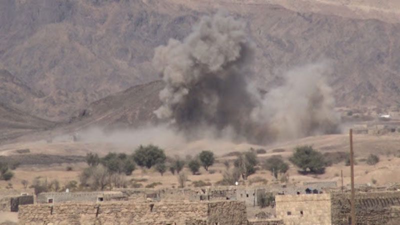 غارات وقصف سعودي على مناطق مأهولة بالسكان بصعدة