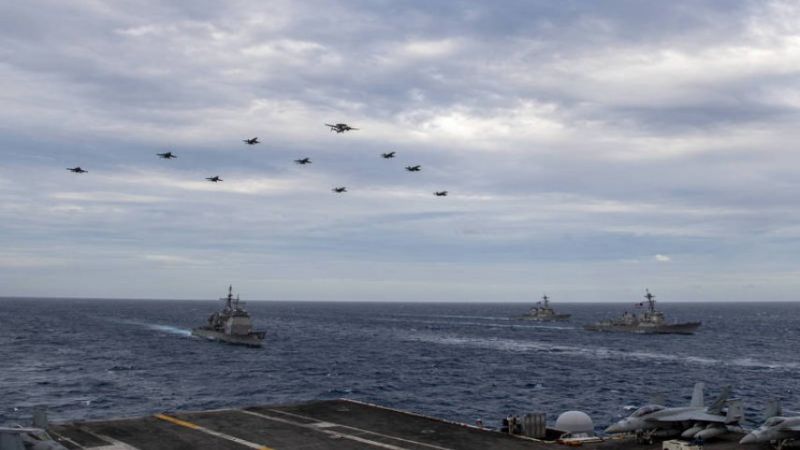 تدريبات عسكرية مزدوجة في بحر الصين الجنوبي