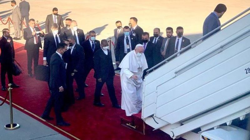 البابا يختتم زيارته للعراق استمرت 4 أيام