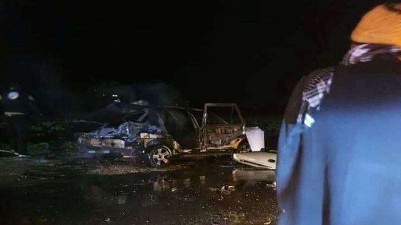 إنفجار سيارة في عفرين شمال سوريا
