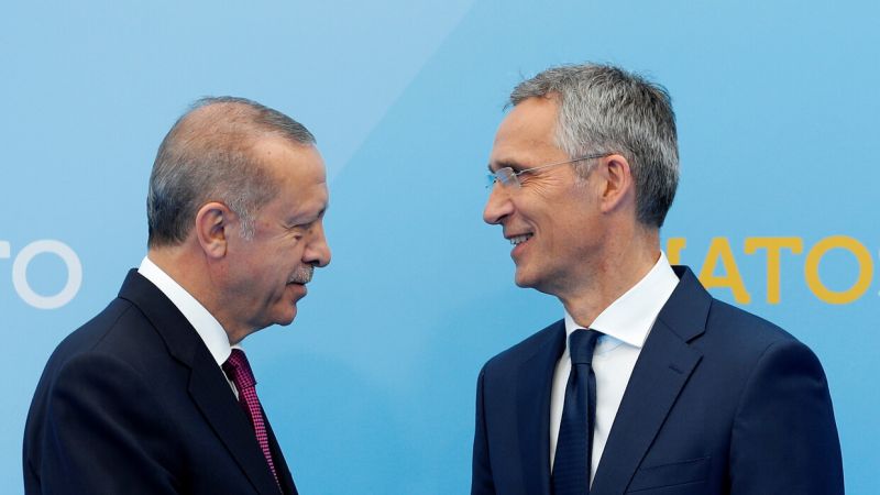 أردوغان يبحث مع الأمين العام للناتو ملفات أوكرانيا وشرق المتوسط وليبيا وأفغانستان