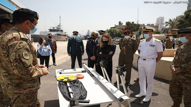 الجيش اللبناني تسلّم هبة مقدمة من السلطات الإيطالية 