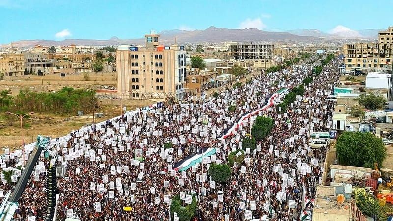 الشعب اليمني يحيي يوم القدس العالمي في 48 ميداناً وساحة في صنعاء و15محافظة